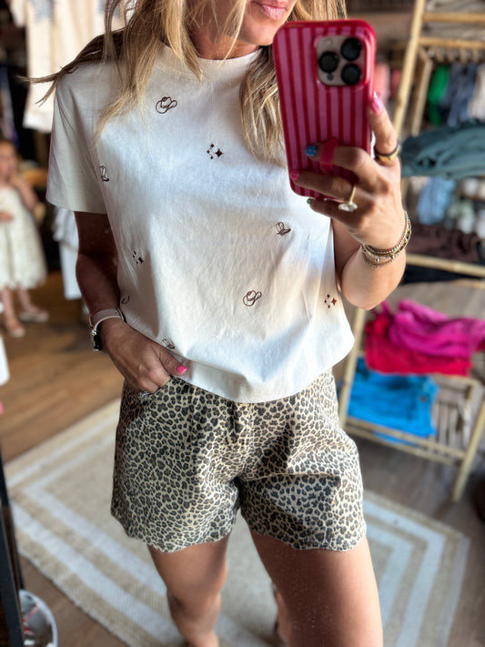 Embroidered Tee