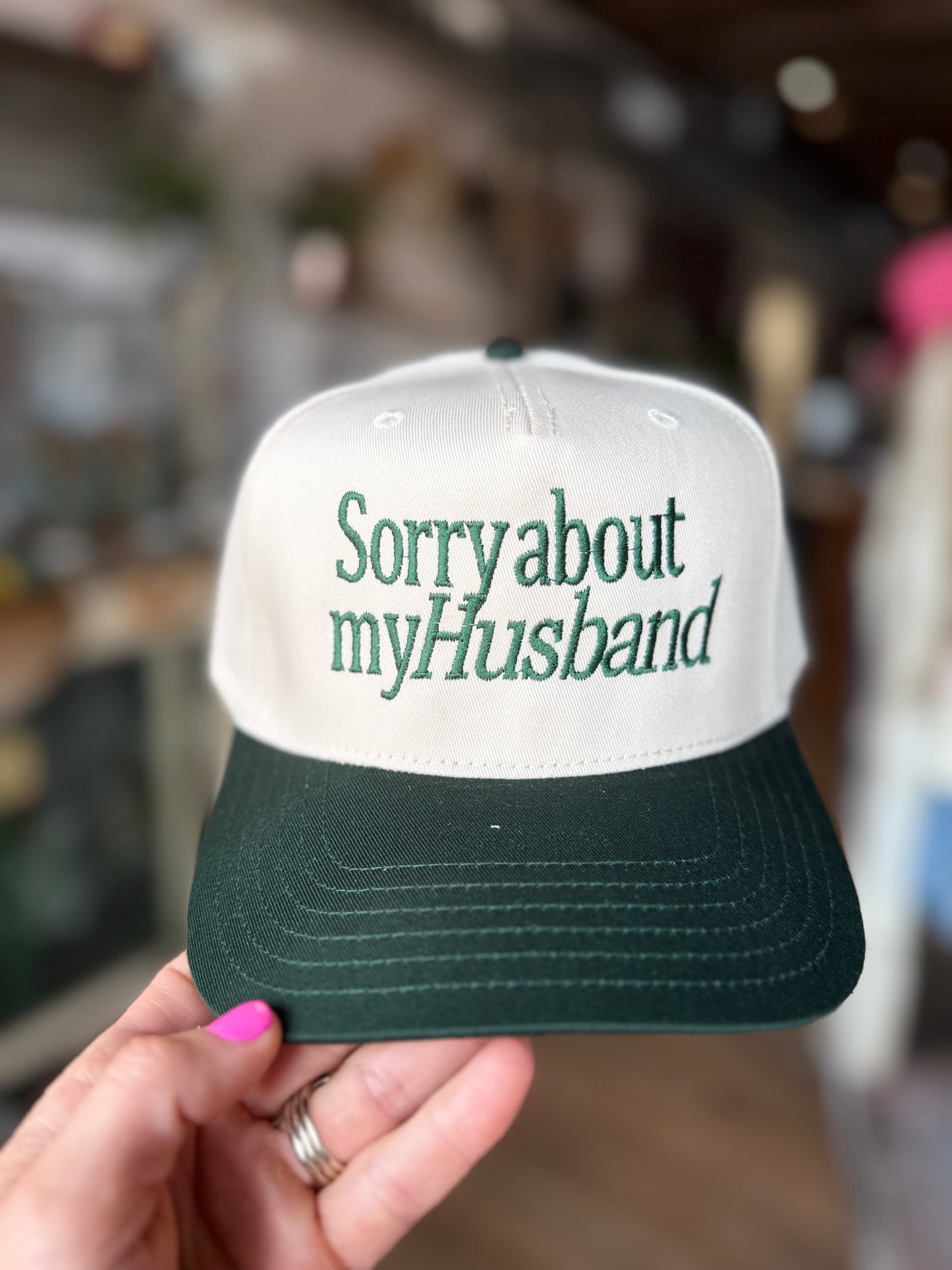 Green Sorry about my Husband