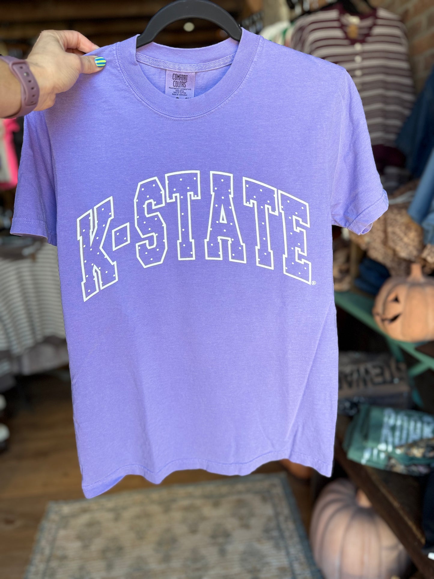 K-State Puff Polka Dot